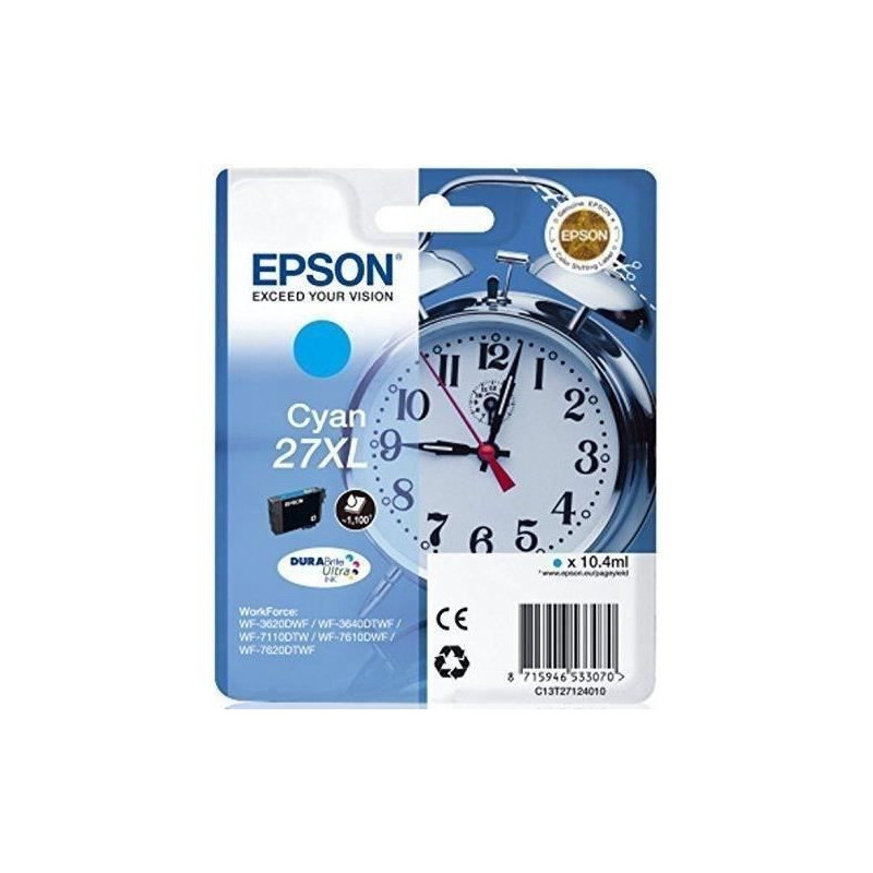 EPSON T2702 Cartridge - Alarm Clock - Cyan