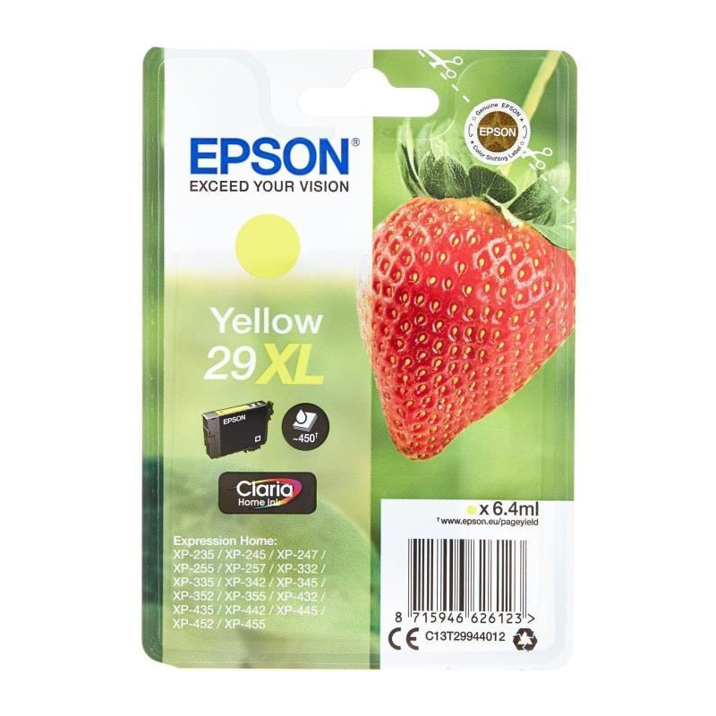 EPSON T2994 Cartridge - Strawberry - Yellow XL