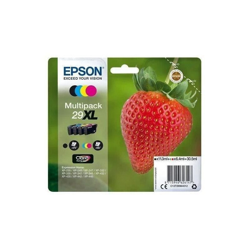 EPSON Multipack T2996 - Strawberry - Black, Cyan, Magenta, Yellow XL