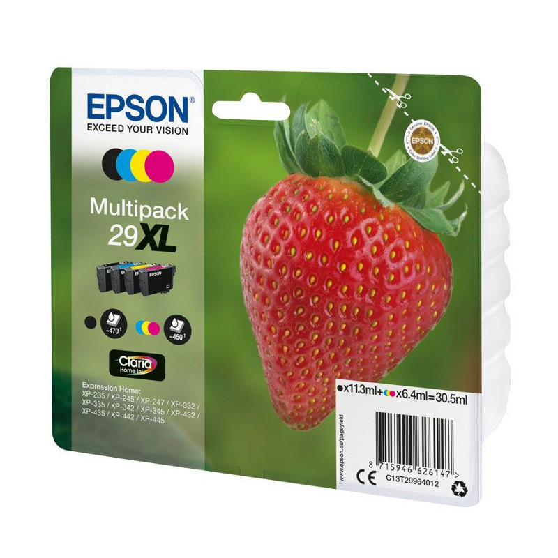EPSON Multipack T2996 - Strawberry - Black, Cyan, Magenta, Yellow XL