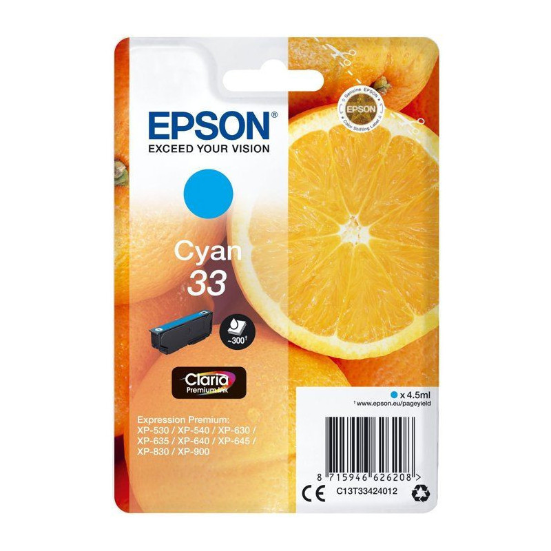 EPSON T3342 Cartridge - Oranges - Cyan