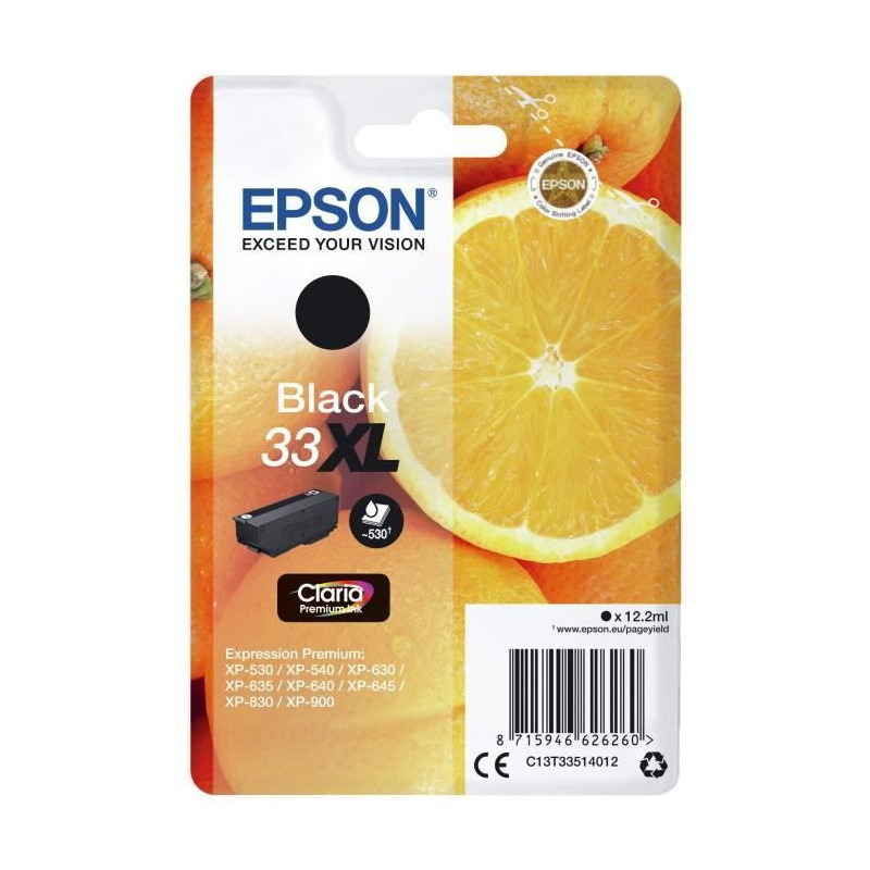 EPSON T3351 Cartridge - Oranges - Black XL