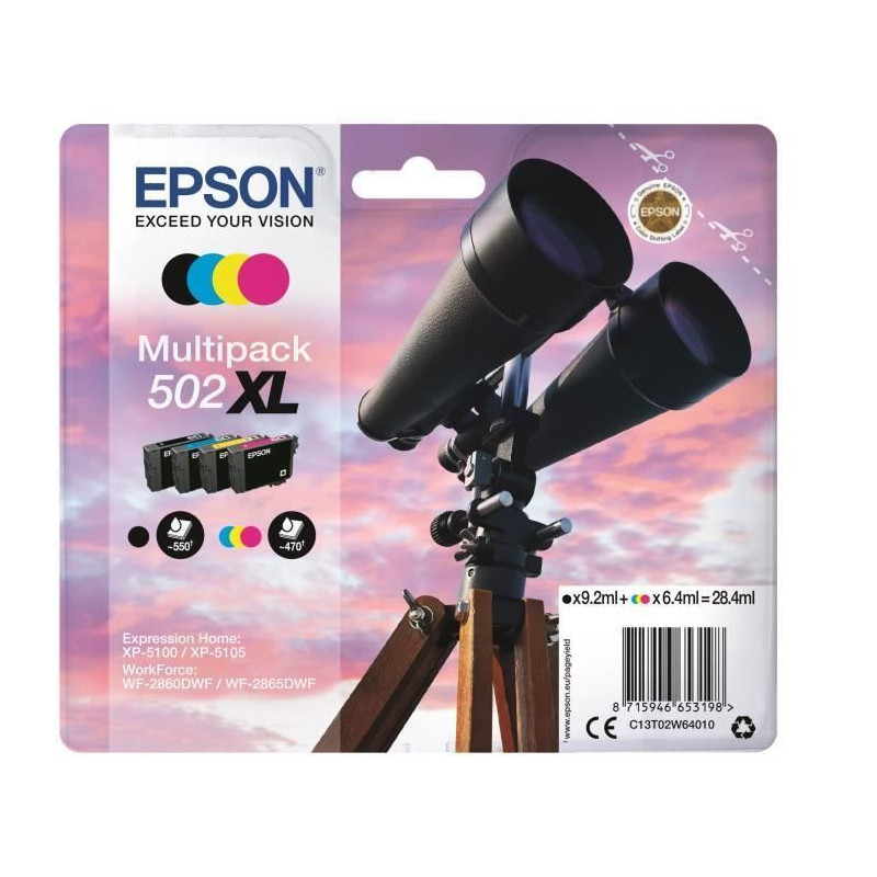 EPSON Multipack Twin Cartridges - NCMJ XL 502