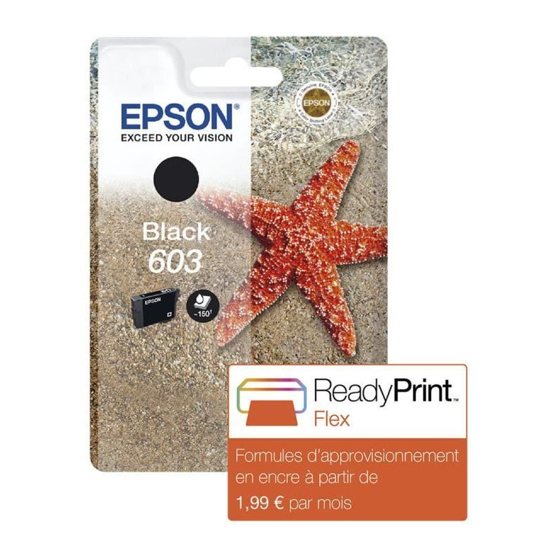 EPSON Inkjet Singlepack 603 Ink Cartridge - Black