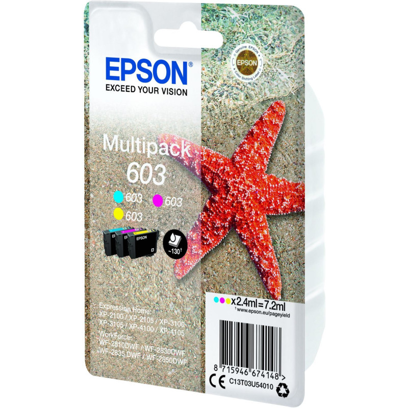 Ink - EPSON - Multipack 3 colors - Starfish 603