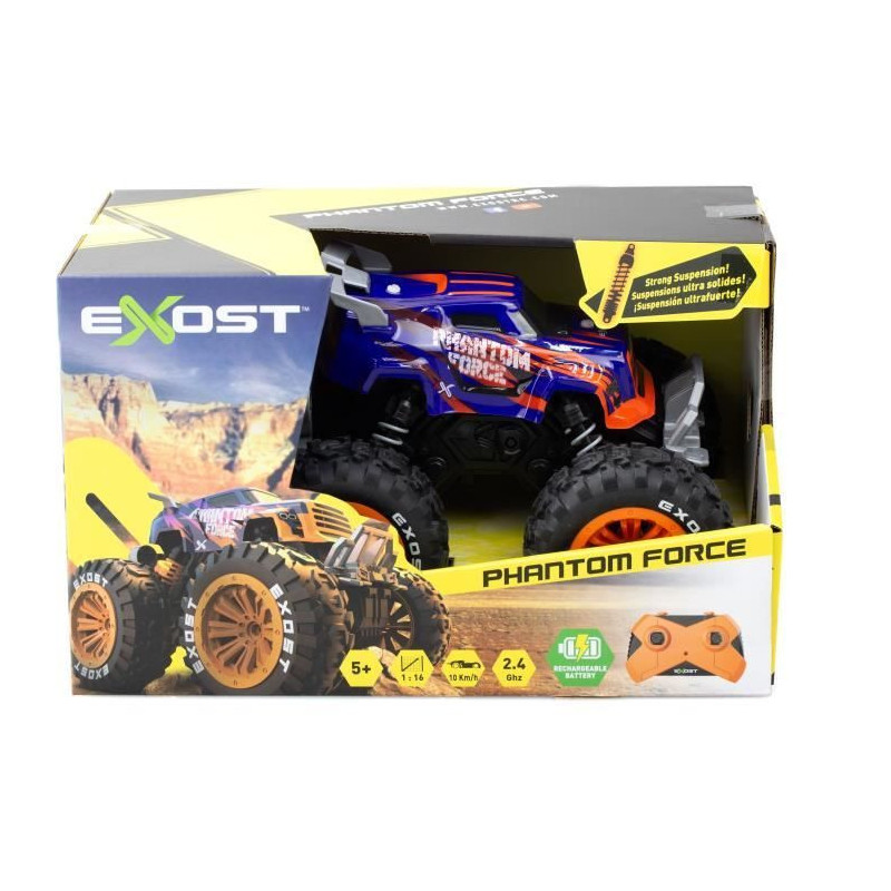 Remote Control Car - EXOST - Phantom Force 1:16 - 10 km/h - 28 -5 cm -