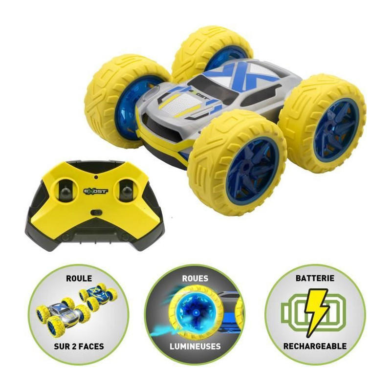 Remote Control Car - EXOST - 360 CROSS FLASH - 1:18 - Yellow
