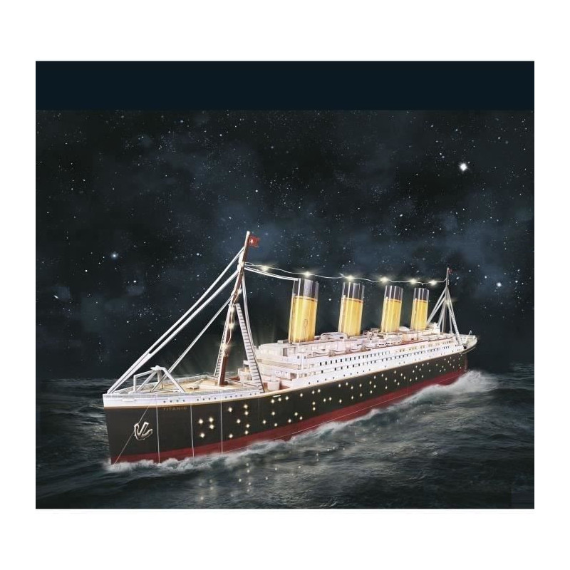 3D Light-Up Puzzle - Titanic Ship - Construction Game - EXPLORA - 266