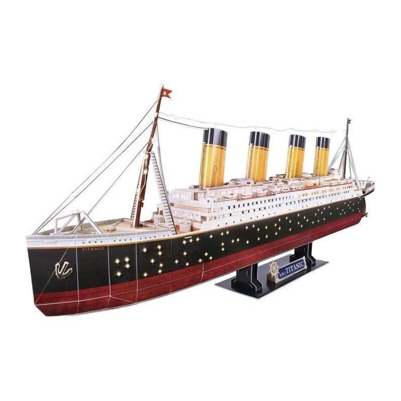 3D Light-Up Puzzle - Titanic Ship - Construction Game - EXPLORA - 266
