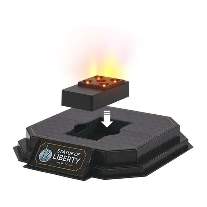 3D Light-Up Puzzle - Statue of Liberty - Building Set - EXPLORA - 79 P