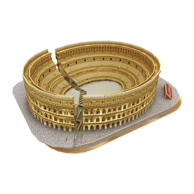 3D Light-Up Puzzle - Colosseum - Construction Game - EXPLORA - 131 Pie