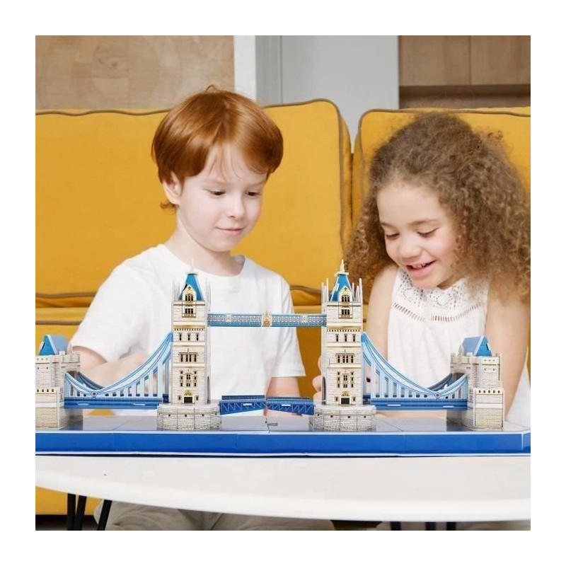 3D Puzzle - Tower Bridge - Construction Game - EXPLORA - 120 pieces -