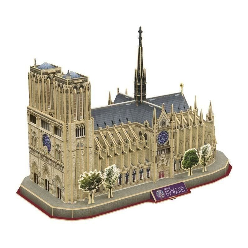 3D Puzzle - Notre Dame De Paris - Construction Game - EXPLORA - 128 pi