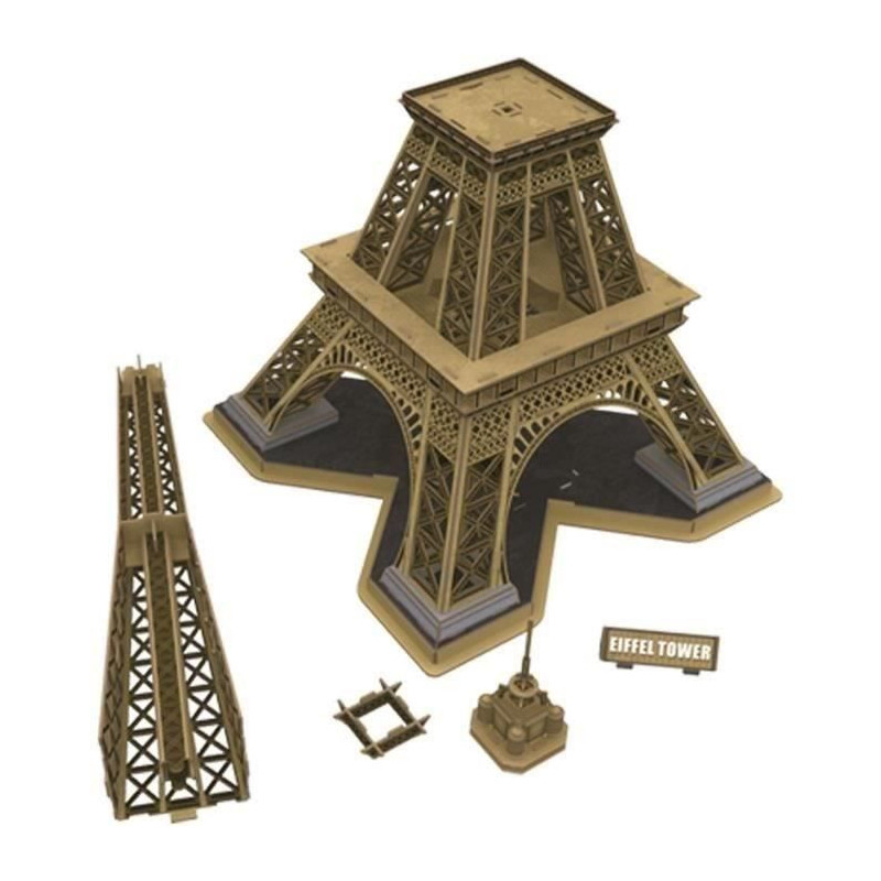 3D Puzzle - Eiffel Tower - Construction Game - EXPLORA - 80 pieces - A