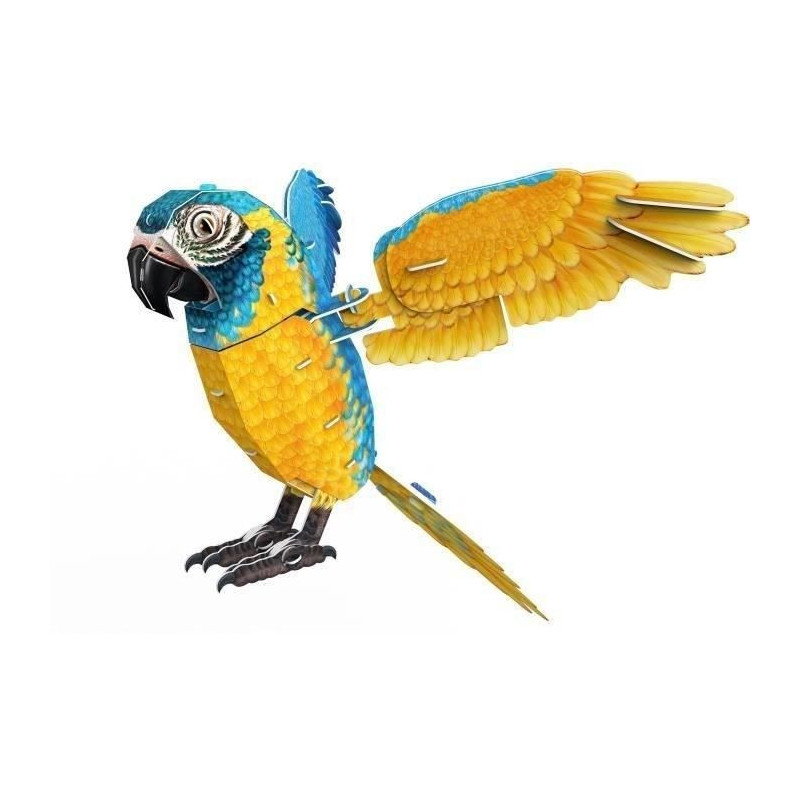 3D Puzzle - Parrot - Construction Game - EXPLORA - Bird - 94 pieces -