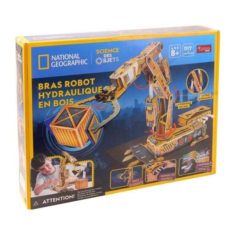 NATIONAL GEOGRAPHIC 3D Model - EXPLORA - Construction Machinery Hydrau