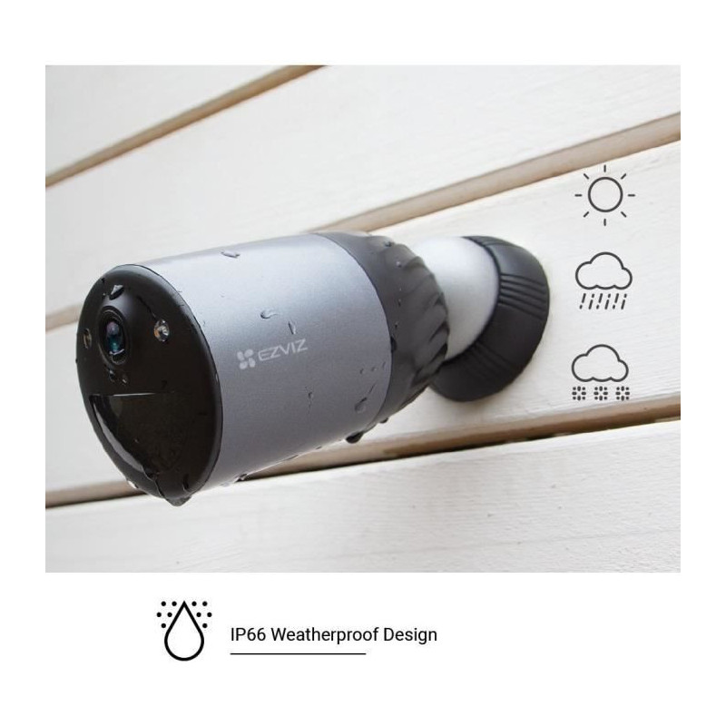 Solar Camera Kit - EZVIZ - BC1c 4K - Solar Panel - AI Detection - Colo