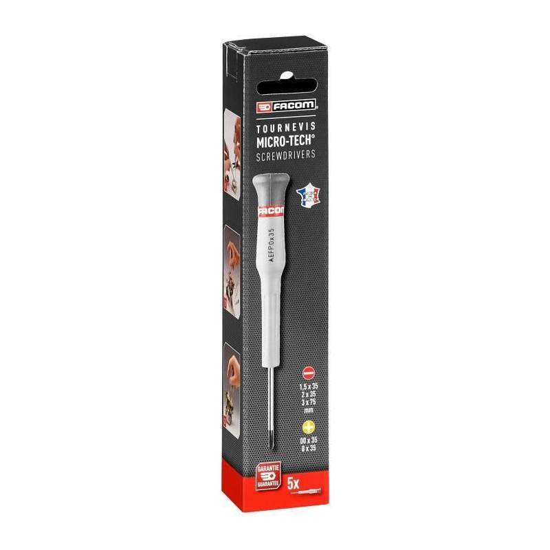 FACOM SET OF 5 PRECISION SCREWDRIVERS