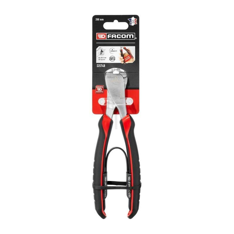 FACOM Cutting pliers in front of piano wire 200mm
