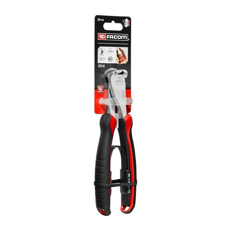 FACOM Cutting pliers in front of piano wire 200mm