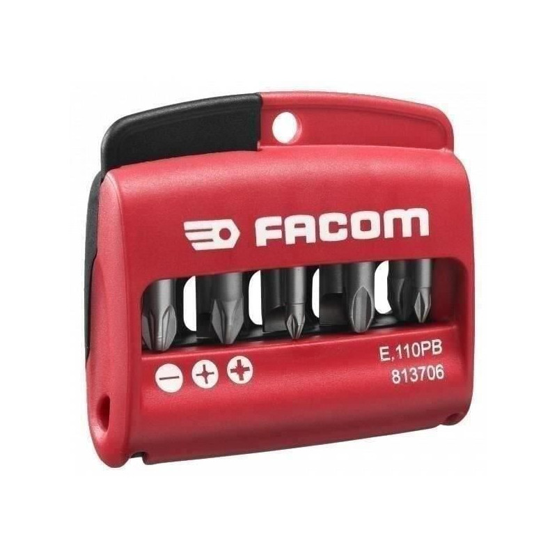10 mixed jacks of screwing 1/4 '' + EMBOUT - FACOM - E.110PB