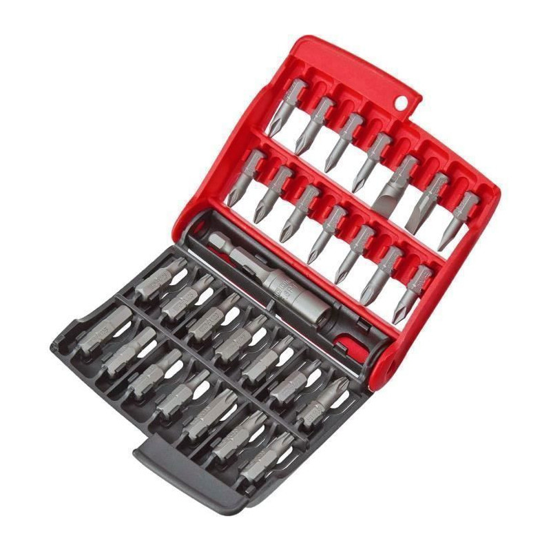Box 28 tips (slit / pH / pz / 6 sides / torx) - Facom - E.120PB