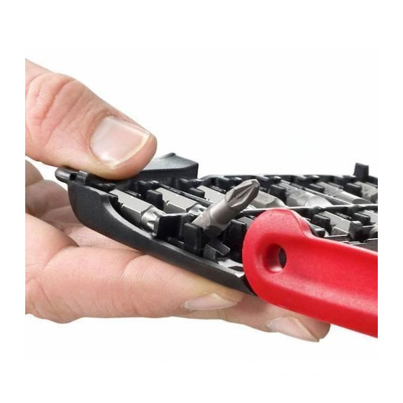 Box 28 tips (slit / pH / pz / 6 sides / torx) - Facom - E.120PB