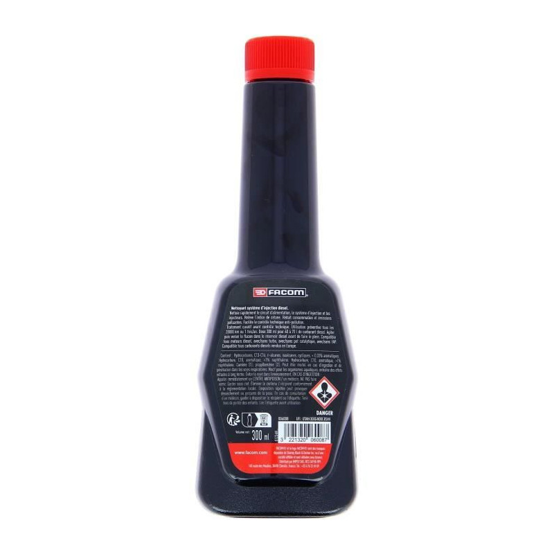 FACOM Diesel injection cleaner - Curative formula - 300 ml