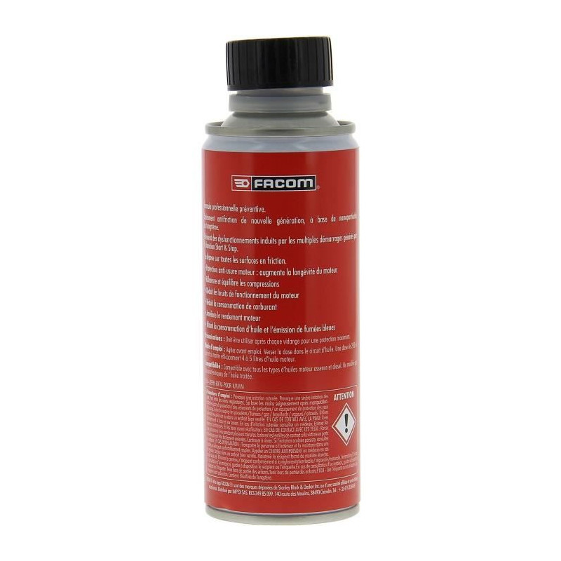 Anti -friction Treatment Start & Stop Motors - Facom - 250ml