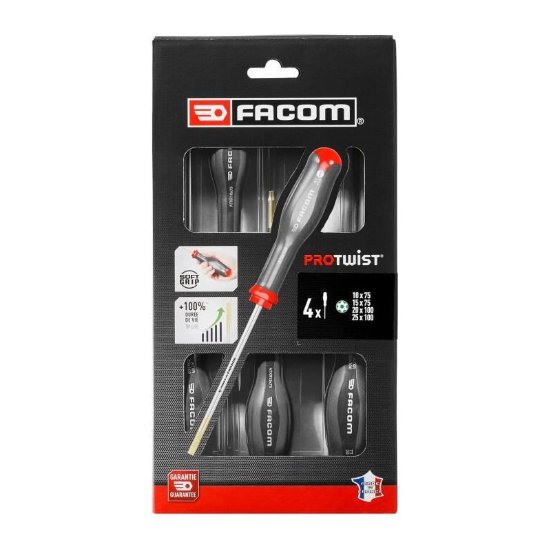 FACOM SET OF 4 PROTWIST RESISTORX / ATXR SCREWDRIVERS