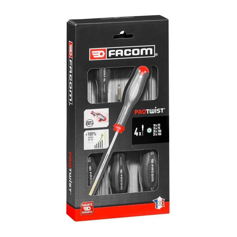 FACOM SET OF 4 PROTWIST RESISTORX / ATXR SCREWDRIVERS