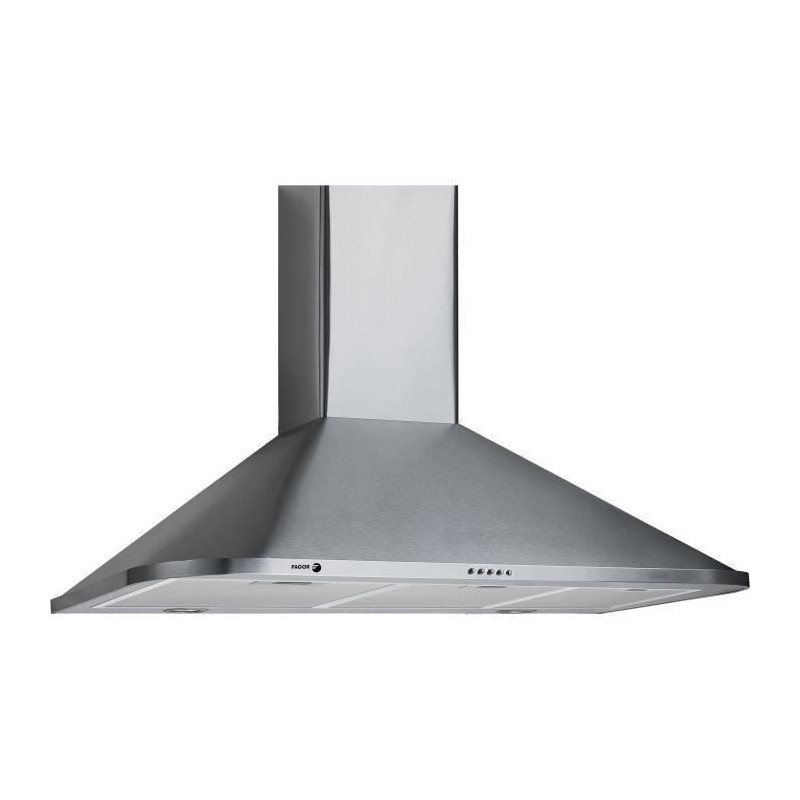 Pyramid hood - FAGOR - FAH3419 - 76-124 x 90 x 50 cm - Silver