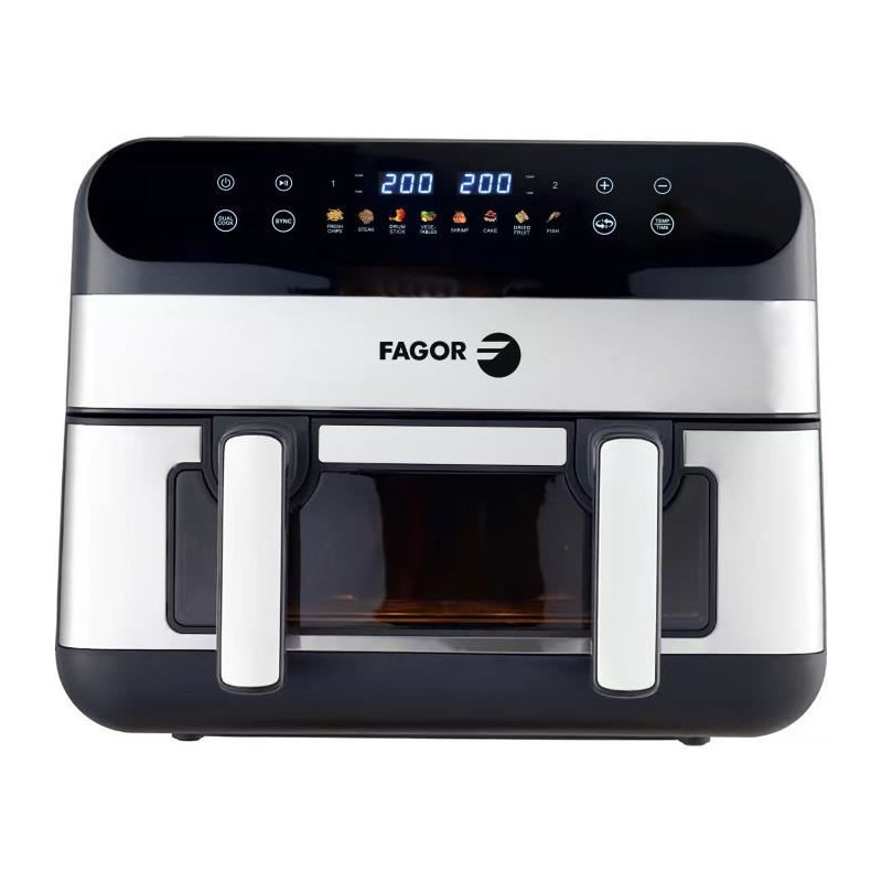 Oil-free fryer - FAGOR - Airfryer FGF10 - 10L - 2400 W - Touch screen