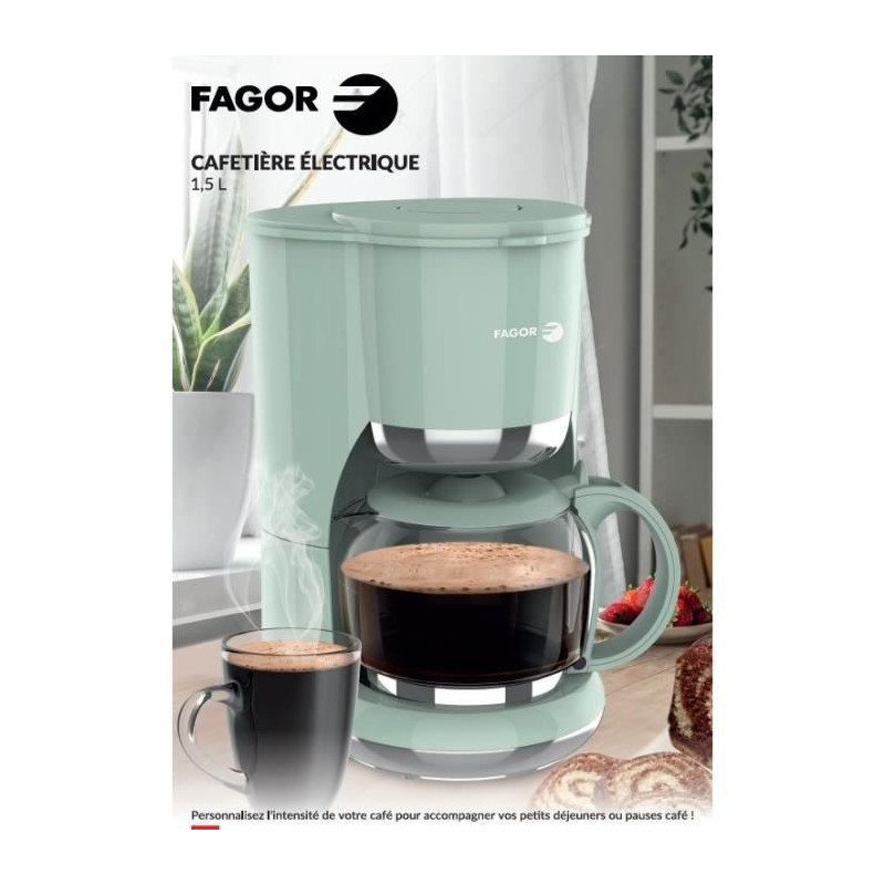 Filter coffee maker - FAGOR - FG1560 - 1.5L - 12 cups - Keep warm