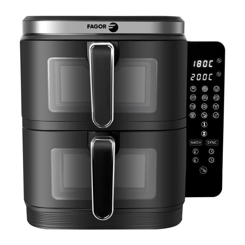 FAGOR oil-free fryer - Airfryer FGD11 - Capacity 11L - Double tanks 5.