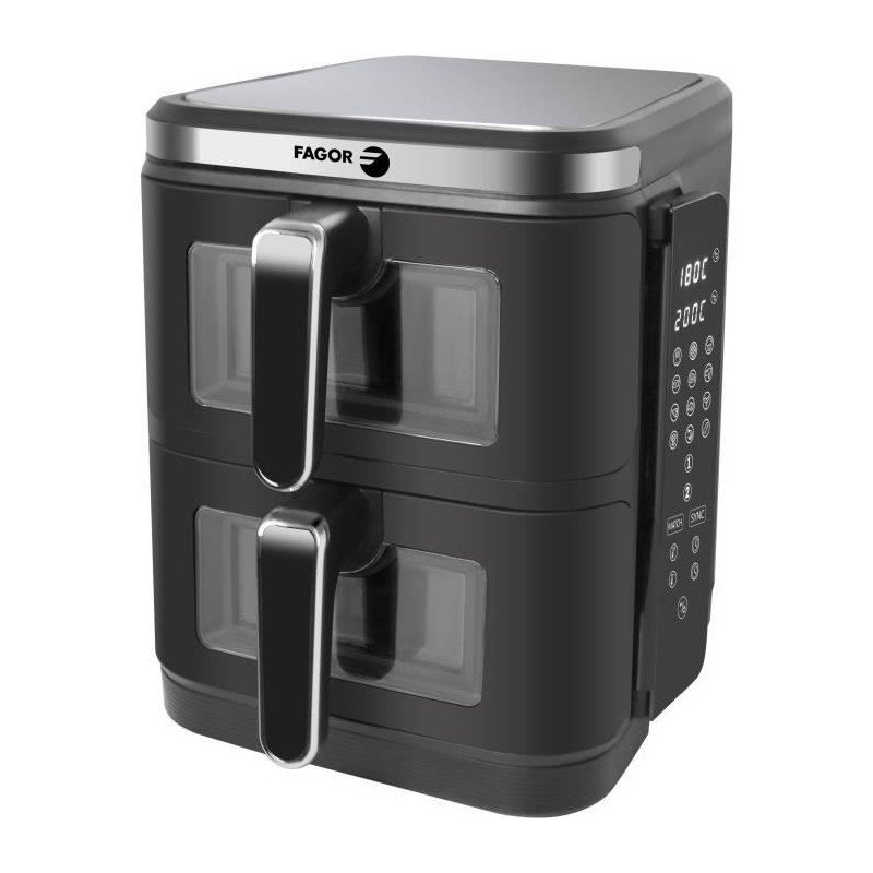 FAGOR oil-free fryer - Airfryer FGD11 - Capacity 11L - Double tanks 5.