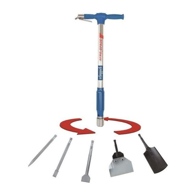 SCHEPPACH BECHE PNEUMATIC TOOL 5 IN 1 - AERO 2 SPADE