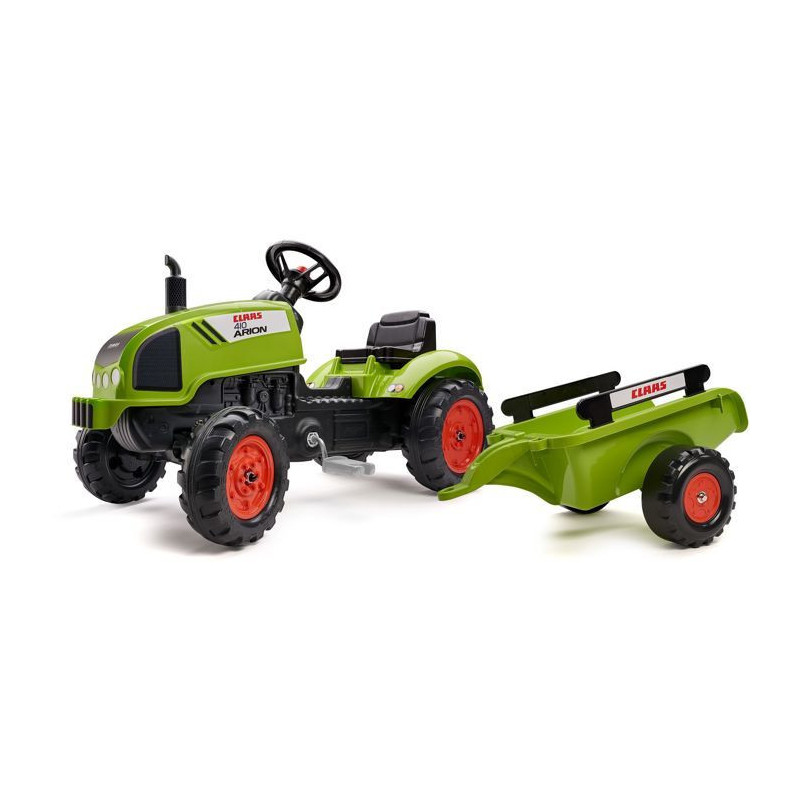 FALK Claas pedal tractor with trailer
