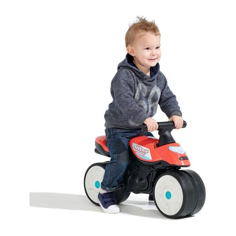 Falk motorcycle balance bike - Street Champion - silent wheels - Red