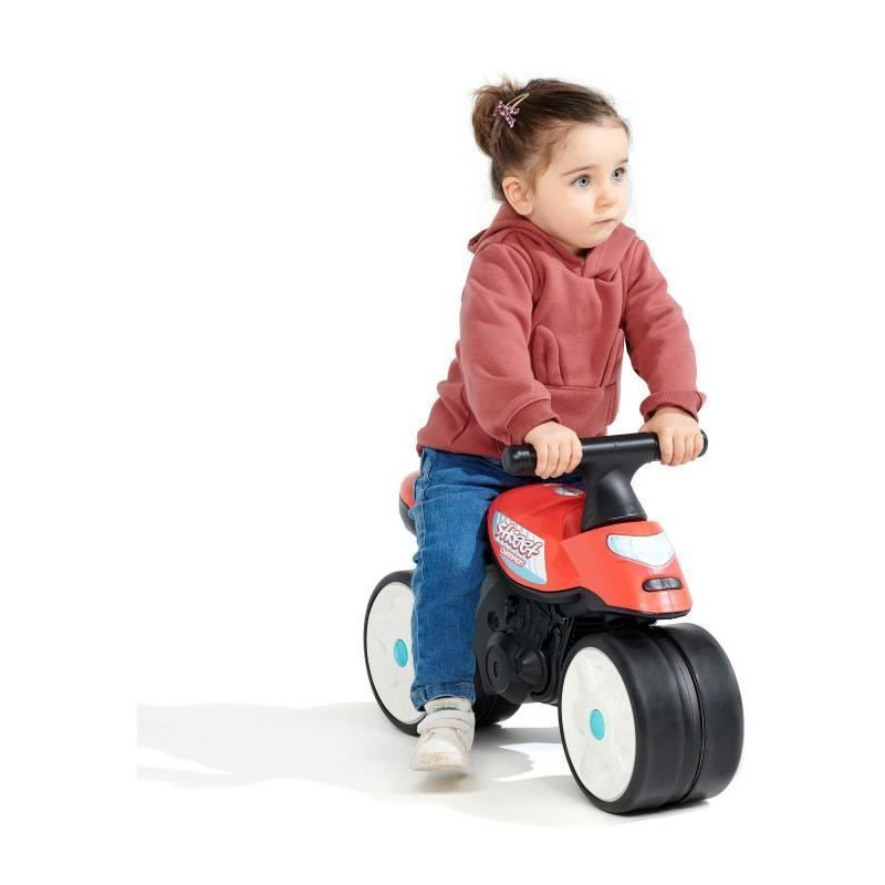 Falk motorcycle balance bike - Street Champion - silent wheels - Red