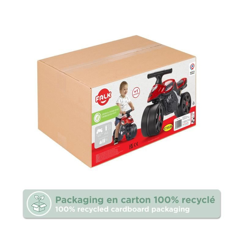 FALK Baby Moto X Racer Ride-on - Red