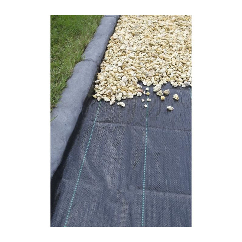 NATURE Black landscape mulching canvas 100 g / m² - 2 x 10 m