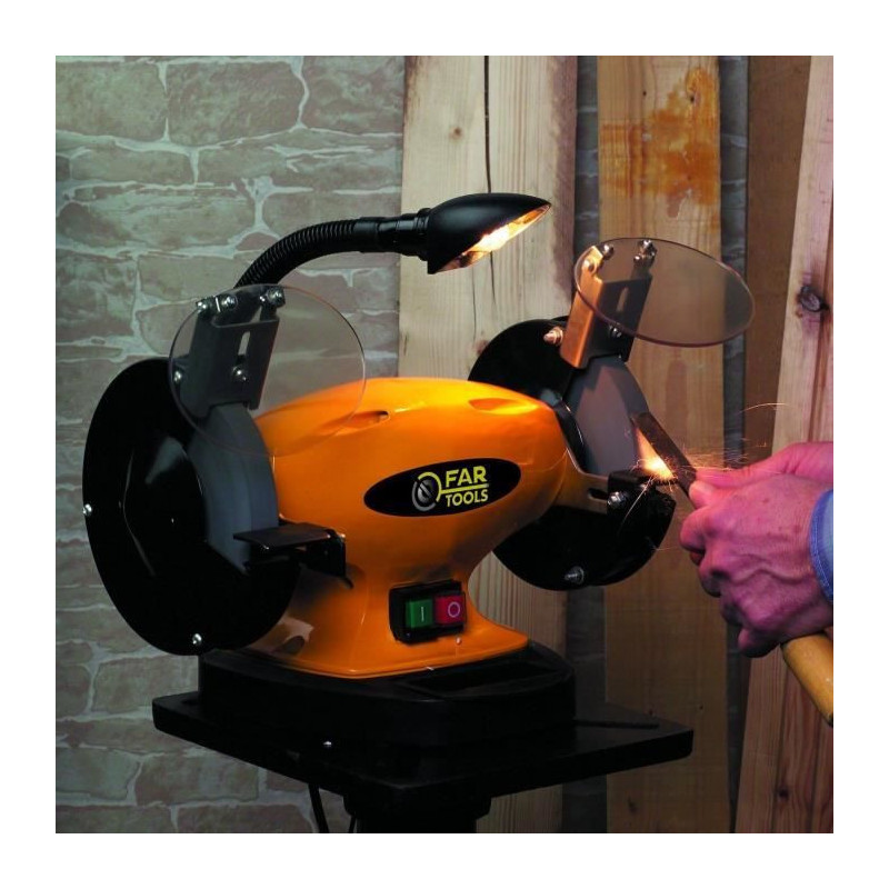 FARTOOLS PRO - BG 150B Touret a meuler 400 W, D 200 mm et 150 mm - 110