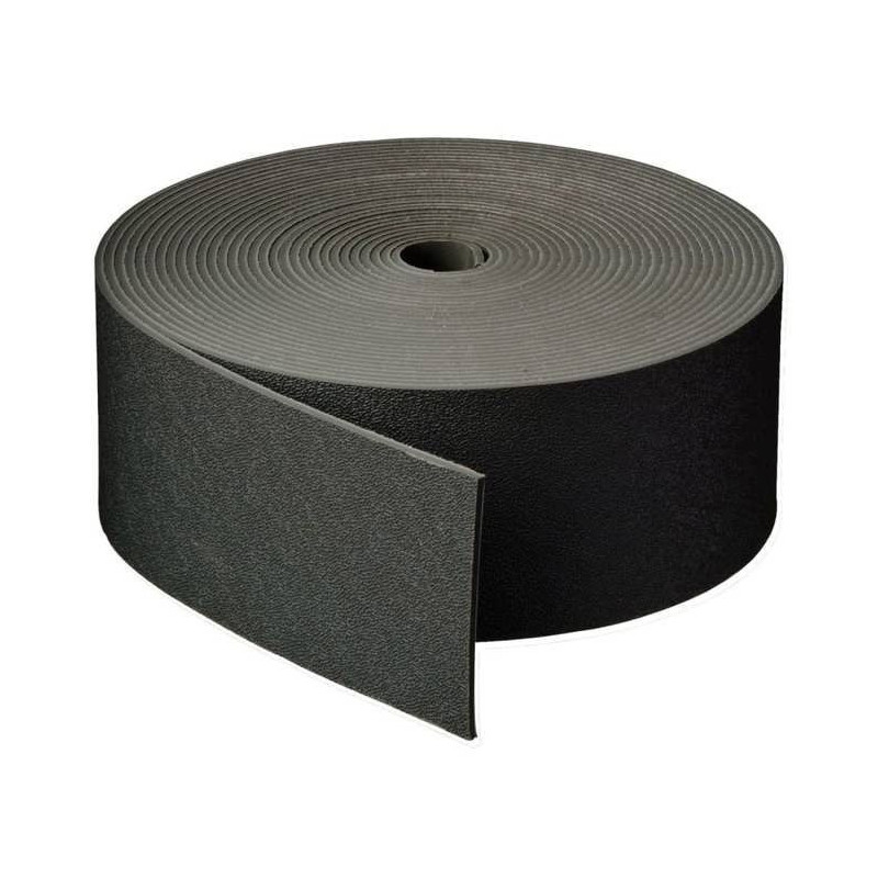 Natural garden border in black PE - H7.5 cm x 10 m