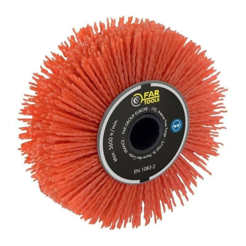 Fartools precision brush with abrasive nylon Ø120mm/l20mm