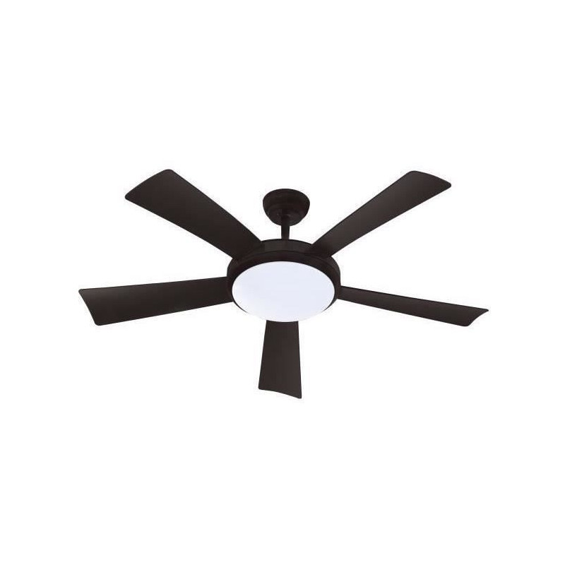 Wallis Black - Ø132cm ceiling fan 38W + LED lighting