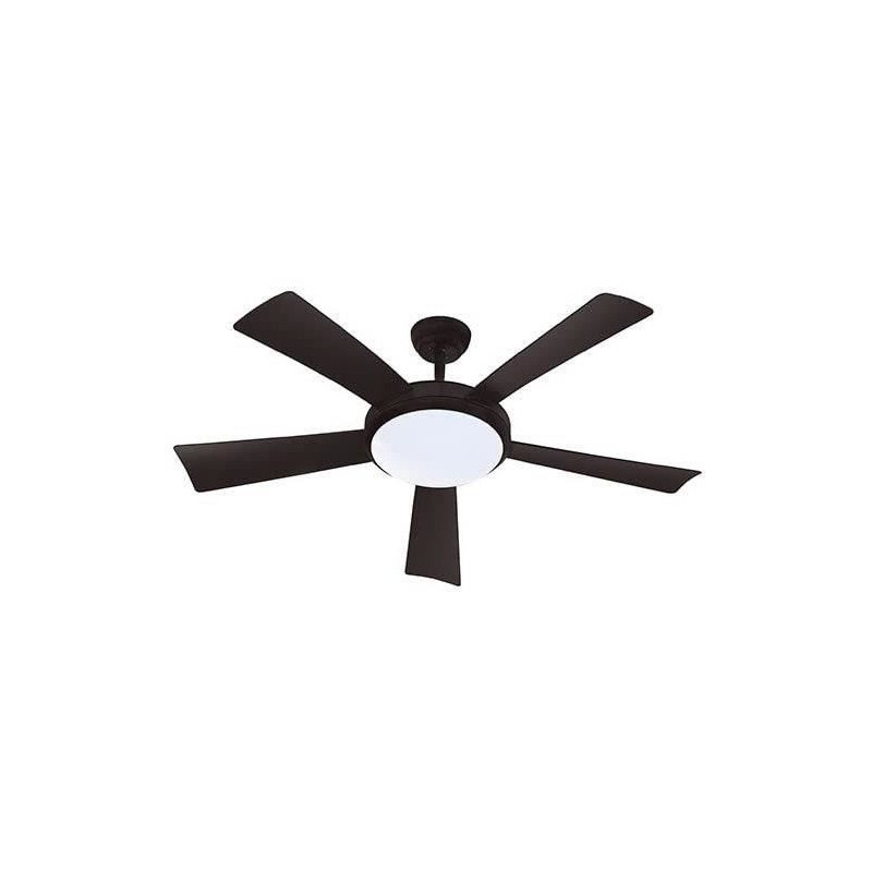 Wallis Black - Ø132cm ceiling fan 38W + LED lighting