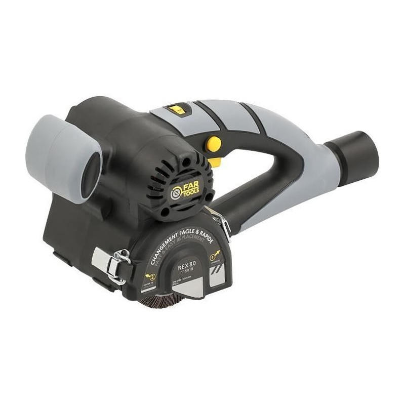 Compact renovator 420W abrasive flap brush Ø80mm