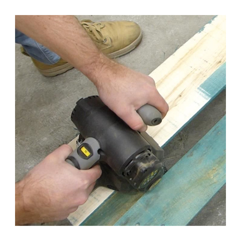 Compact renovator 420W abrasive flap brush Ø80mm