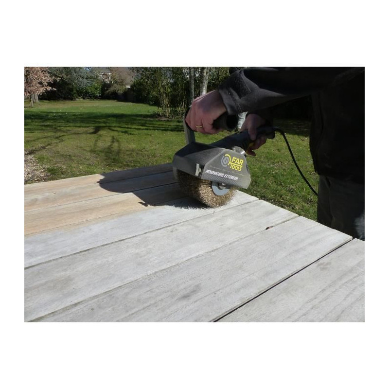 Fartools - Rex120c renovator + Abrasive Lanieres brush and synthetic f